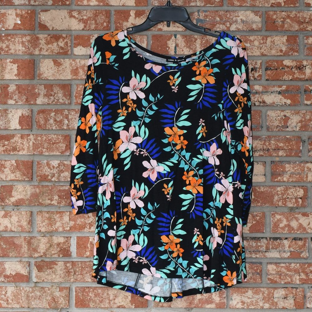 Cable & Gauge Multicolored Top NWT - Picture 1 of 3